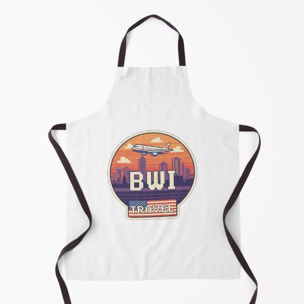 Item preview, BWI International Airport Pixel Sticker designed and sold by Nubitra.