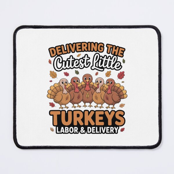 Item preview, Delivering The Cutest Turkeys Labor & Delivery Thanksgiving designed and sold by Gogetgiggles.
