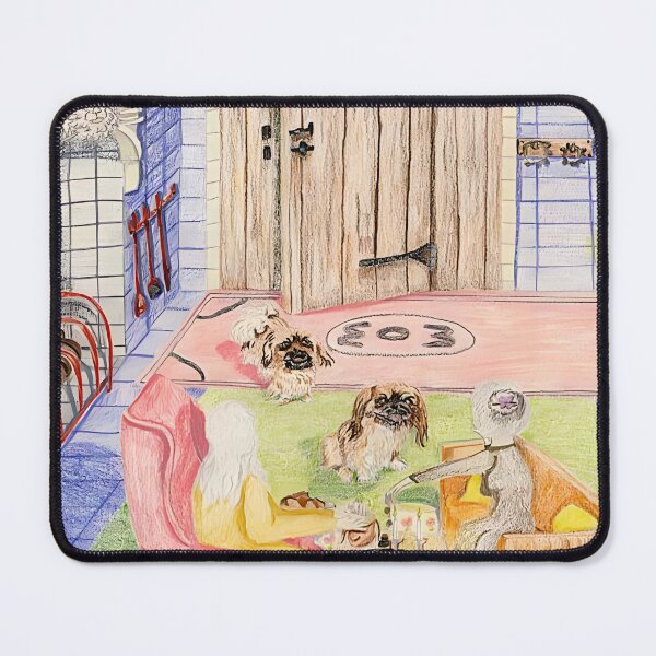 Item preview, The Pekingese Visits designed and sold by pinkyjainpan.