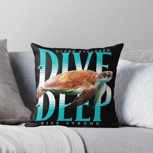 Item preview, Dive Deep – Sea Turtle & Ocean Explorer Design designed and sold by Design-by-Micha.