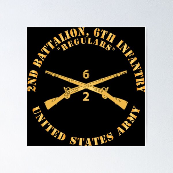 Item preview, Army - 2nd Battalion, 6th Infantry Regiment Branch - Regulars - US Army X 300 designed and sold by Military Insignia Products.