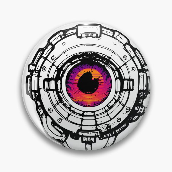 Item preview, Yoshida Cyberoptics - Cyberpunk/Synthwave Eye designed and sold by grix9.