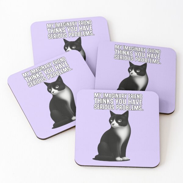 Item preview, “Professional Judgment” – Tuxedo Cat Dark Humor Print designed and sold by catastrocat.