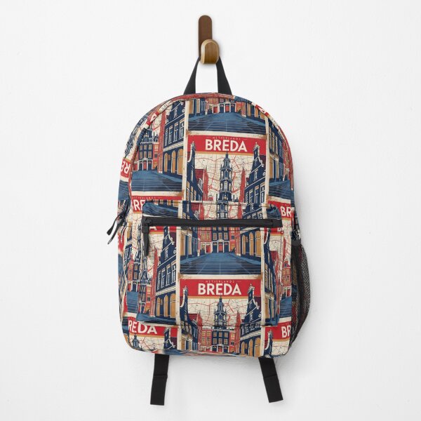 Item preview, Breda Netherlands 1950s Vintage Travel Tourism designed and sold by TravelersGems.
