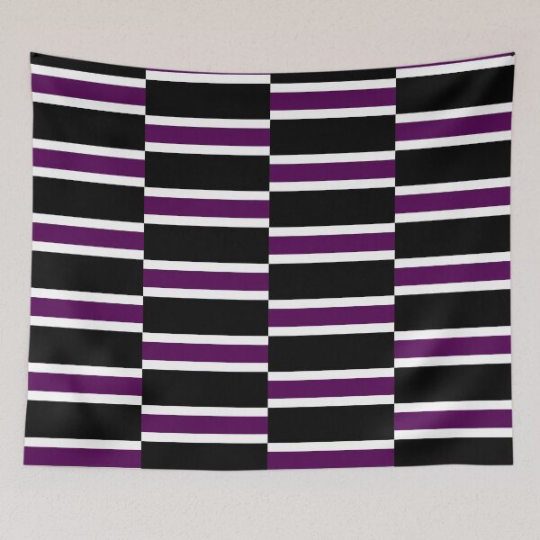 Item preview, Black Stripe Asexual Pride designed and sold by BeccaPaintmore.