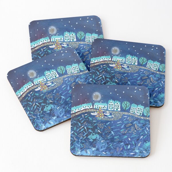 Item preview, Winter Harbour designed and sold by PeasandPaint.