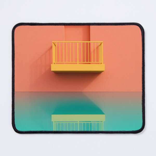 Item preview, Yellow Balcony Reflected in Water designed and sold by SassyArtistry.