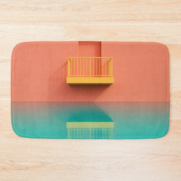 Item preview, Yellow Balcony Reflected in Water designed and sold by SassyArtistry.
