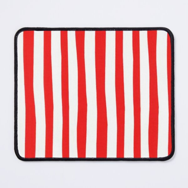 Item preview, Red White Striped Pattern Classic Candy Stripe designed and sold by Mindful Wall Art Studio.