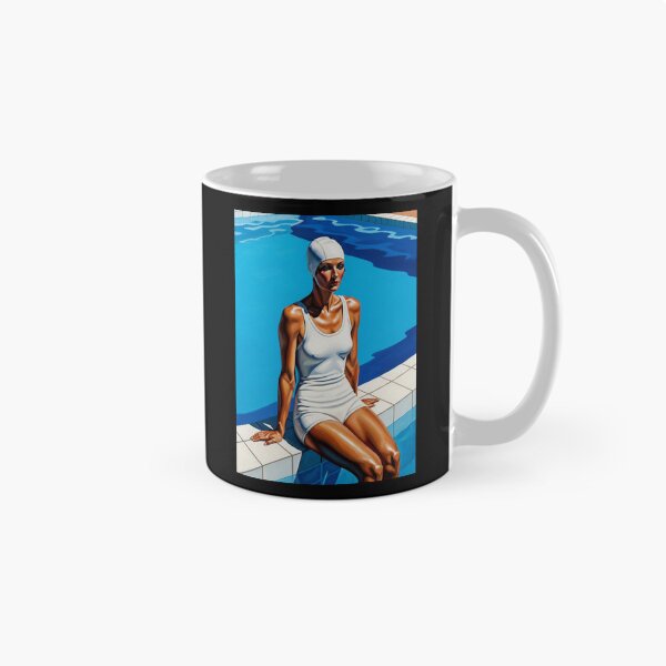 Item preview, The Azure Pool - Original Art Deco Artwork designed and sold by elektronen.