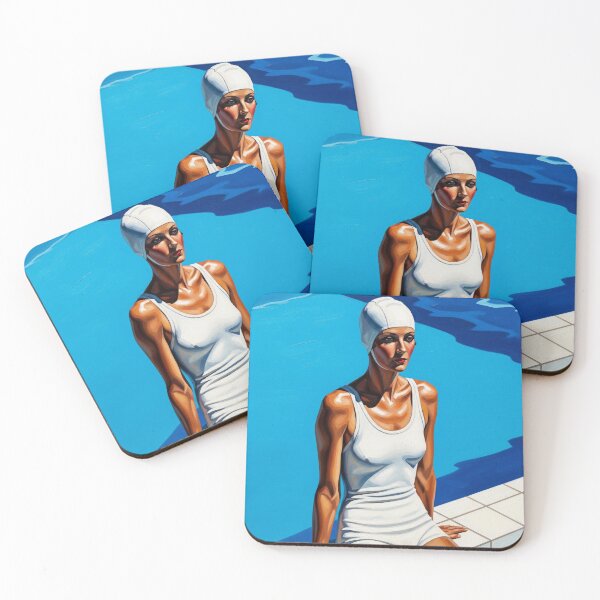 Item preview, The Azure Pool - Original Art Deco Artwork designed and sold by elektronen.