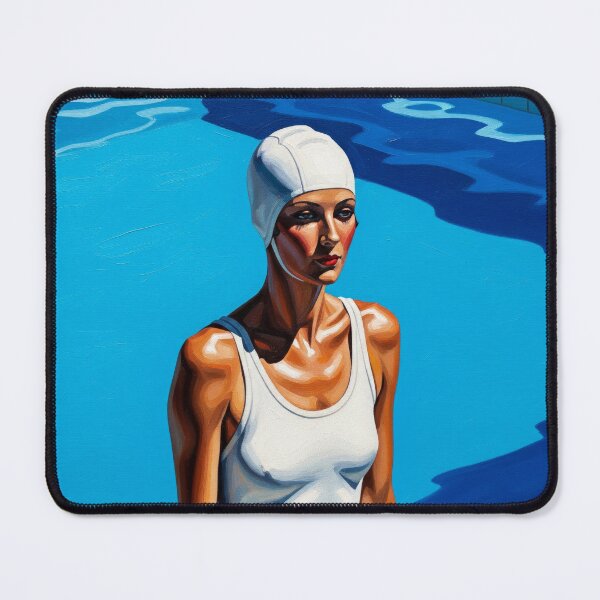 Item preview, The Azure Pool - Original Art Deco Artwork designed and sold by elektronen.