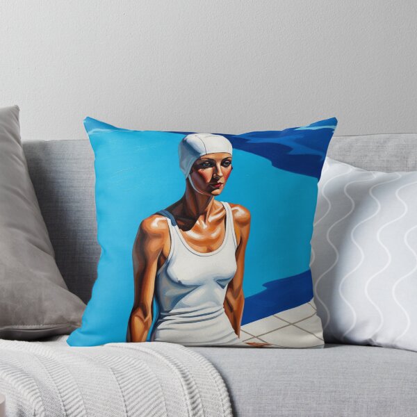 Item preview, The Azure Pool - Original Art Deco Artwork designed and sold by elektronen.