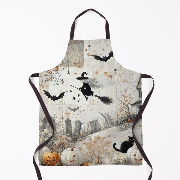 Item preview, Halloween illustration with house, pumpkins, bats and other holiday attributes designed and sold by 4Seasons.