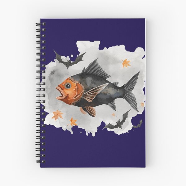 Item preview, Batfish Nights Halloween designed and sold by Cozy Magic Prints.