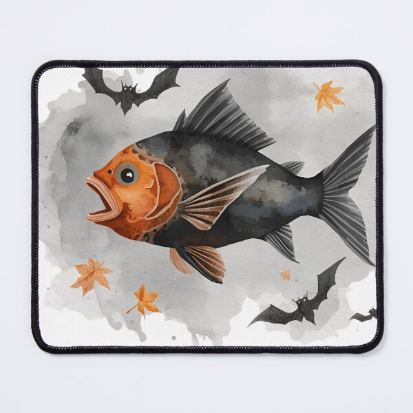 Item preview, Batfish Nights Halloween designed and sold by Cozy Magic Prints.