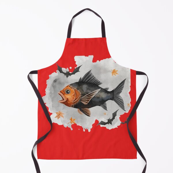 Item preview, Batfish Nights Halloween designed and sold by Cozy Magic Prints.