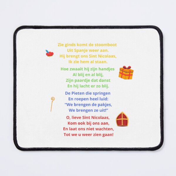 Item preview, Zie ginds komt de stoomboot – Kleurrijk Sinterklaaslied kinderdesign designed and sold by snoezelstudio.