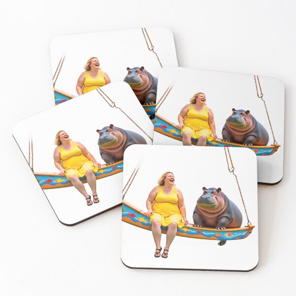 Item preview, Hippo Hilarity Swing Ride Tee & More designed and sold by AwesomeDigiShop.