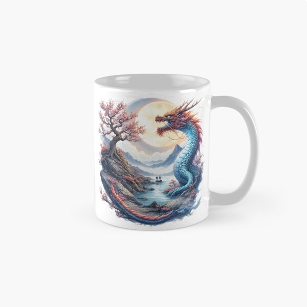 Item preview, Japanese landscape: river, mountain and sacred tree designed and sold by CHRIST5000.