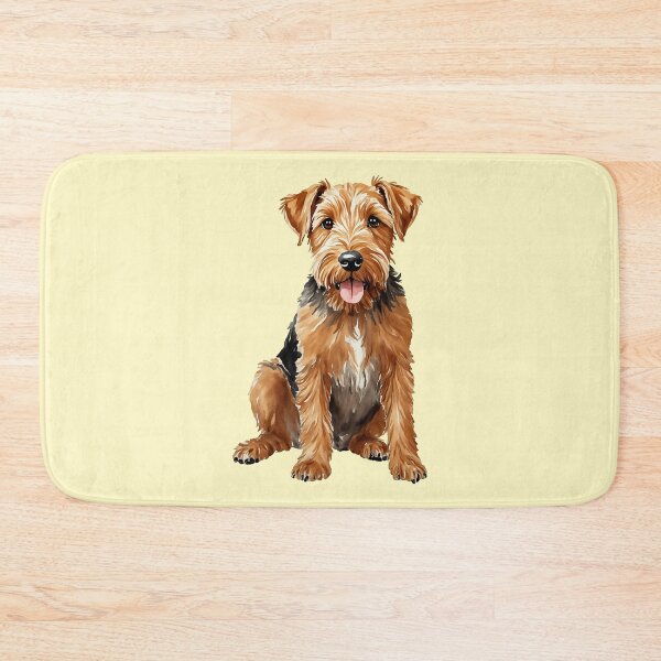 Item preview, Airedale Terrier Watercolor Puppy Dog (yellow) designed and sold by Magnolia Valley Art.
