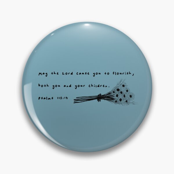 Item preview, Scripture (Psalms 115:14) with flowers designed and sold by Natalie-Mikac.