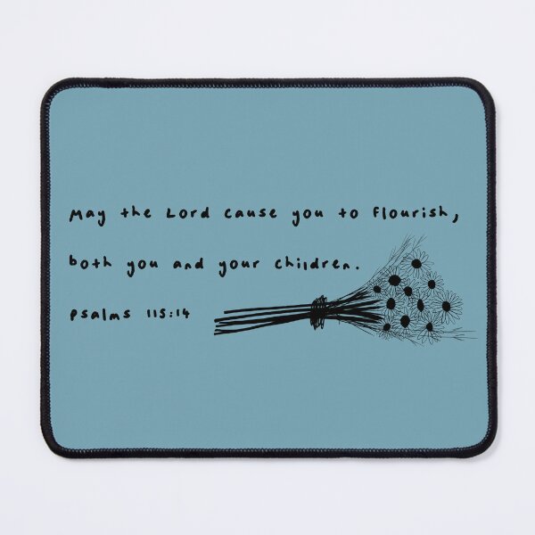 Item preview, Scripture (Psalms 115:14) with flowers designed and sold by Natalie-Mikac.