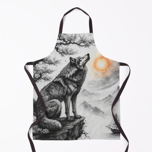 Item preview, Japanese landscape: river, mountain and sacred tree designed and sold by CHRIST5000.