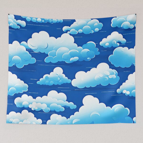 Item preview, Dreamy Blue Sky With Aqua And White Clouds  designed and sold by DEC02.
