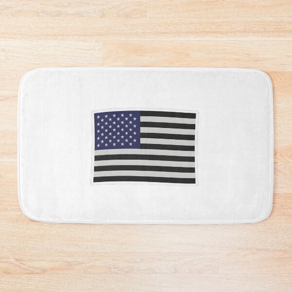 Item preview, Thin Blue Line USA Flag – Black and White American Flag designed and sold by Paper Drip.