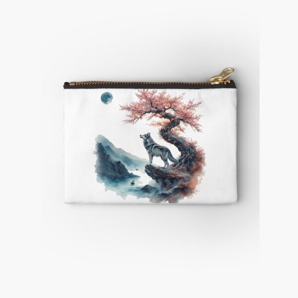 Item preview, Japanese landscape: river, mountain and sacred tree designed and sold by CHRIST5000.