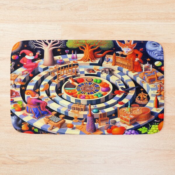 Item preview, Labyrinth of Lore – Surreal Spiral of Symbols and Seekers designed and sold by daweave77.