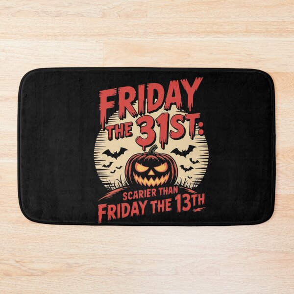 Item preview, Friday the 31st: Funny Halloween Horror Sarcasm T-Shirt | Scary Movie Meme designed and sold by ZENTIO.