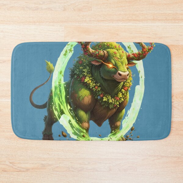 Item preview, Verdant Guardian | The Primal Forest Elemental Bull designed and sold by E-SarnEdge.