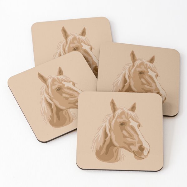 Item preview, DuFauna Brown Horse Face Portrait designed and sold by DuFauna.