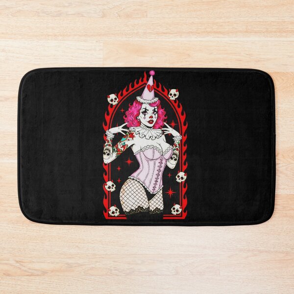 Item preview, Broken Heart Sad Clown Pin-Up designed and sold by CoffinsArt.