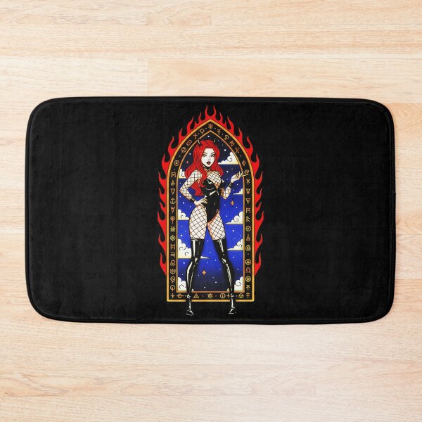Item preview, Occult Succubus Devil Pin-Up designed and sold by CoffinsArt.