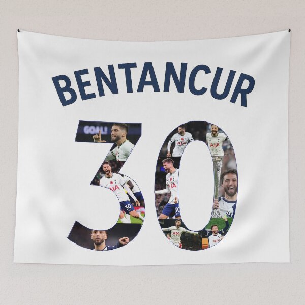 Item preview, Rodrigo Bentancur Number 30 Design | Tottenham Spurs Football Art designed and sold by Kings Clothing.