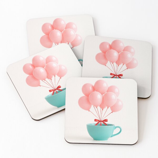 Item preview, Cup of Balloons with Red Bow designed and sold by SassyArtistry.