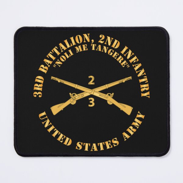 Item preview, Army - 3rd Battalion, 2nd Infantry Regiment Branch - NOLI ME TANGERE - US Army X 300 designed and sold by Military Insignia Products.