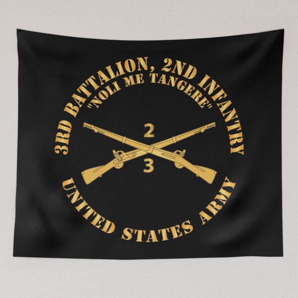 Item preview, Army - 3rd Battalion, 2nd Infantry Regiment Branch - NOLI ME TANGERE - US Army X 300 designed and sold by Military Insignia Products.