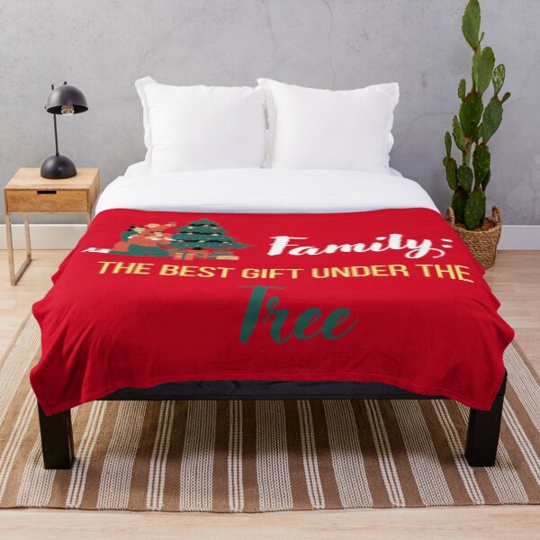 Item preview, Family: The Best Gift Under The Tree - Cute Christmas Quote T-Shirt designed and sold by ZENTIO.