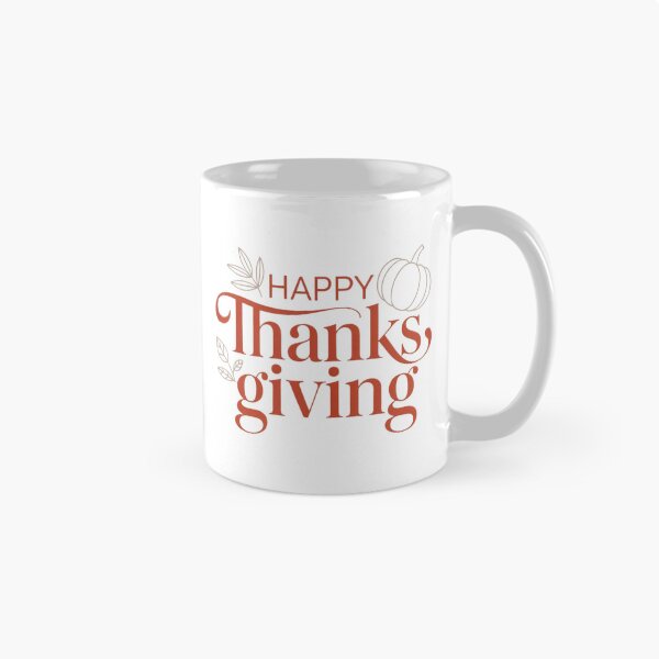Item preview, Happy Thanksgiving Aesthetic T-Shirt | Minimalist Fall Decor & Autumn Harvest Gift designed and sold by ZENTIO.