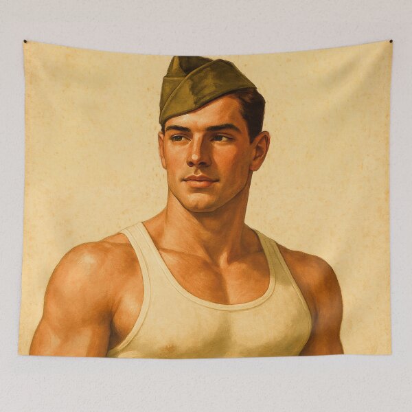 Item preview, Vintage Army Man designed and sold by ArtFactoryAI.