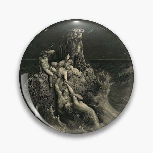 Item preview, 'The deluge' in the Holy Bible by Gustave Doré designed and sold by Filologica.