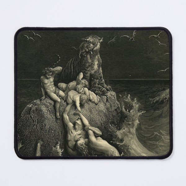 Item preview, 'The deluge' in the Holy Bible by Gustave Doré designed and sold by Filologica.