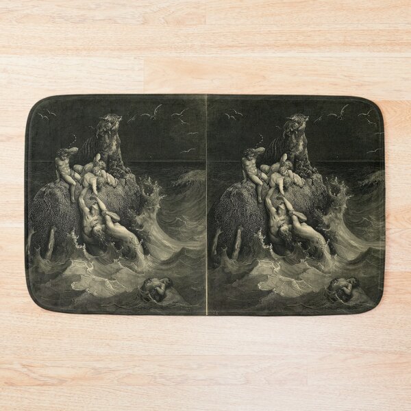 Item preview, 'The deluge' in the Holy Bible by Gustave Doré designed and sold by Filologica.