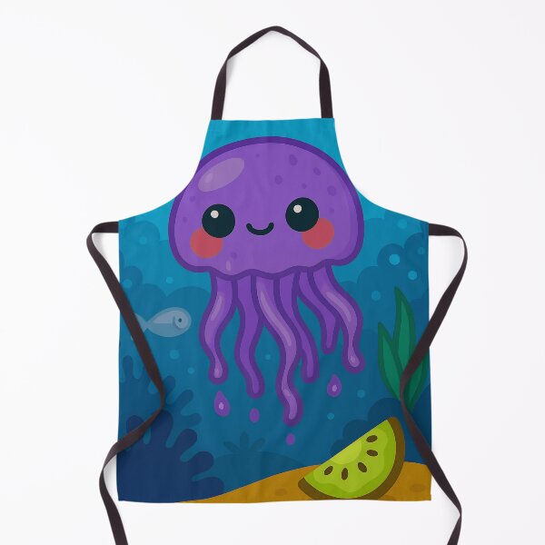 Item preview, Jelly Jellyfish – Kawaii Grape Sea Creature designed and sold by Whiskers&Waffles.