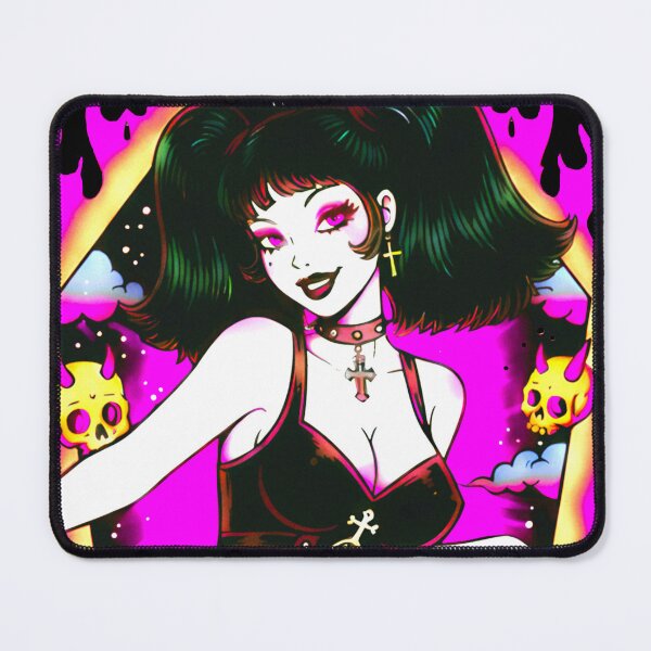 Item preview, Bubblegum Pink E-Girl Witch designed and sold by CoffinsArt.