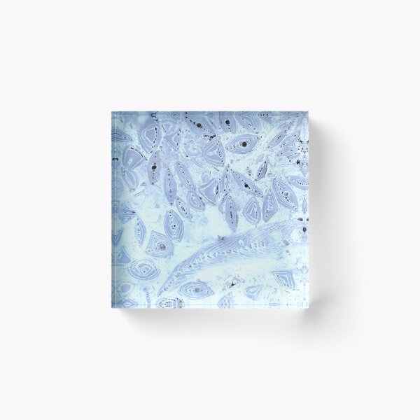 Item preview, Blue Forams for scarves designed and sold by henrydriftwood.
